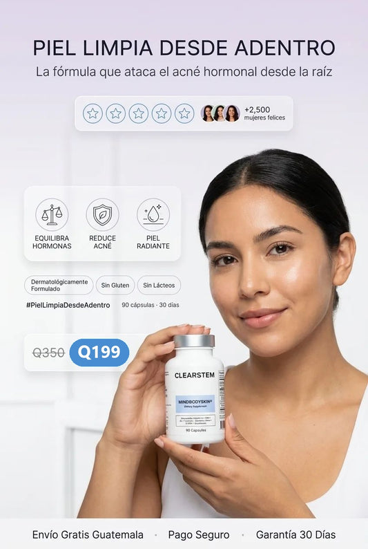 Clearstem - Elimina el acné hormonal en solo 7 días